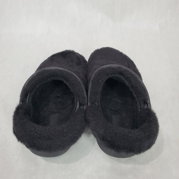 CROCS Fur Sure Clogs Black Faux Fur Lined Classic Casual Size 4M/6W Unisex - Picture 9 of 16